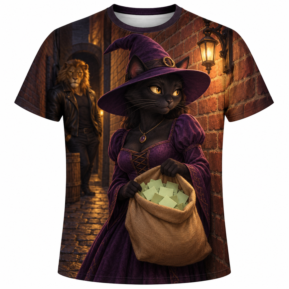 Cash in the Shadow Alley front view — The Fluffy Fam episode 7681845060513565966