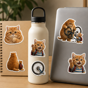 Chubby & Chubby Jr — Little Bicycle Mechanic Five-Piece Sticker Pack — adult lifestyle view