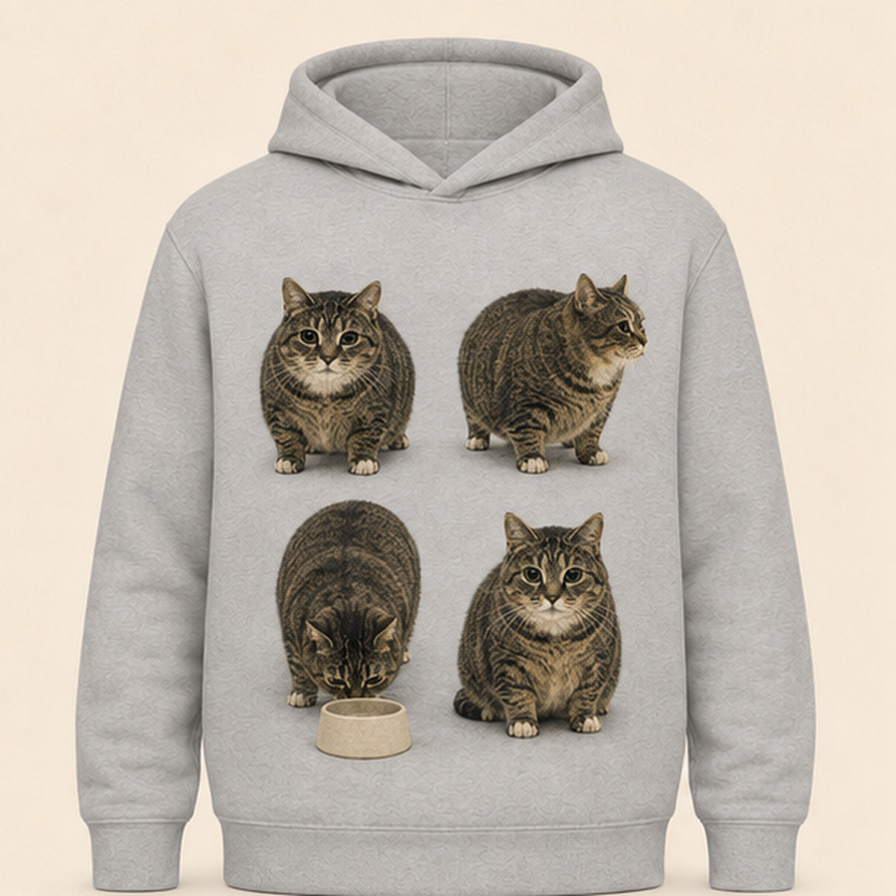 Four Steps to Breakfast — Ethel All-Over Print Hoodie — front view