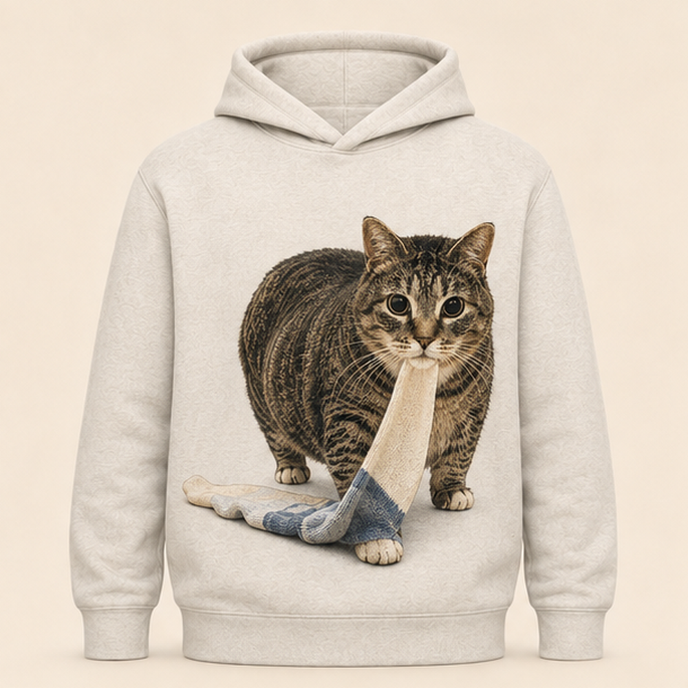 Victory Sock Drag — Ethel All-Over Print Hoodie — front view