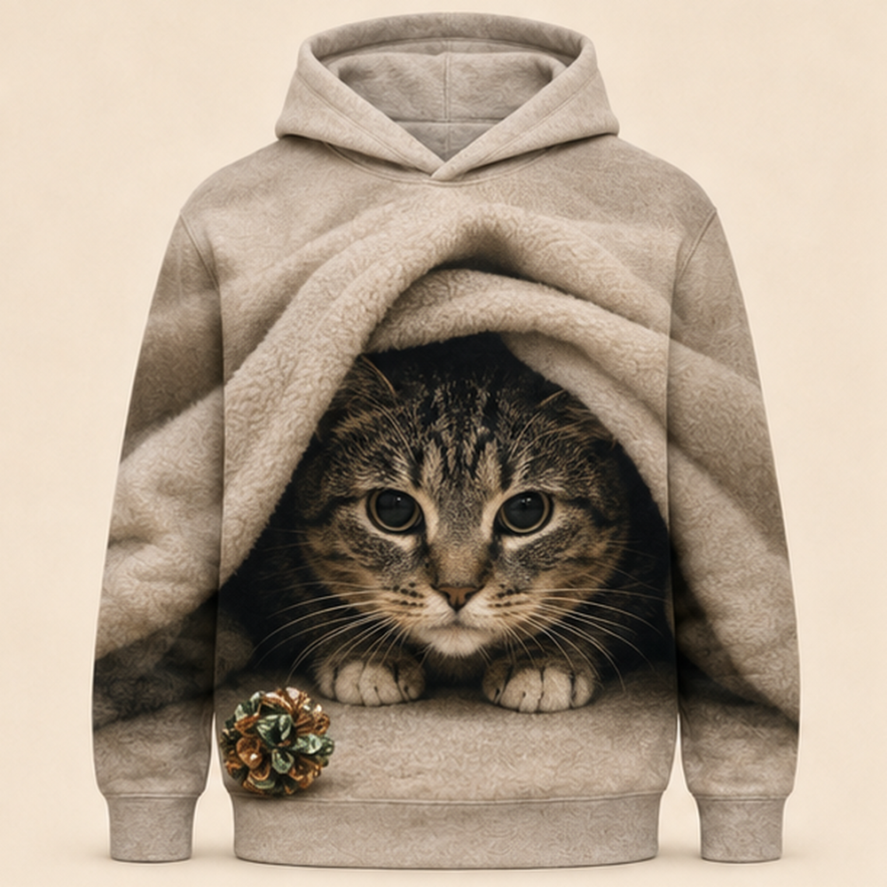 Blanket Fort — Ethel All-Over Print Hoodie — front view