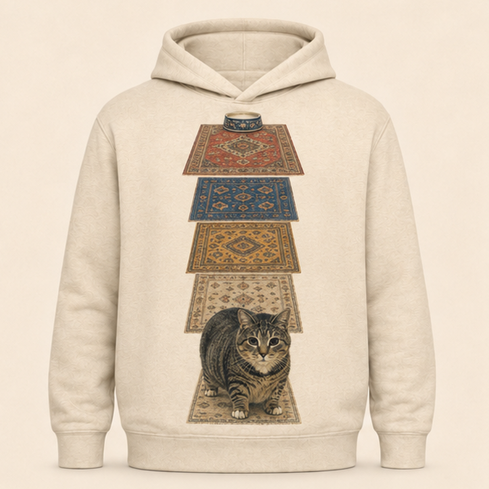 Rug Runway — Ethel All-Over Print Hoodie — front view