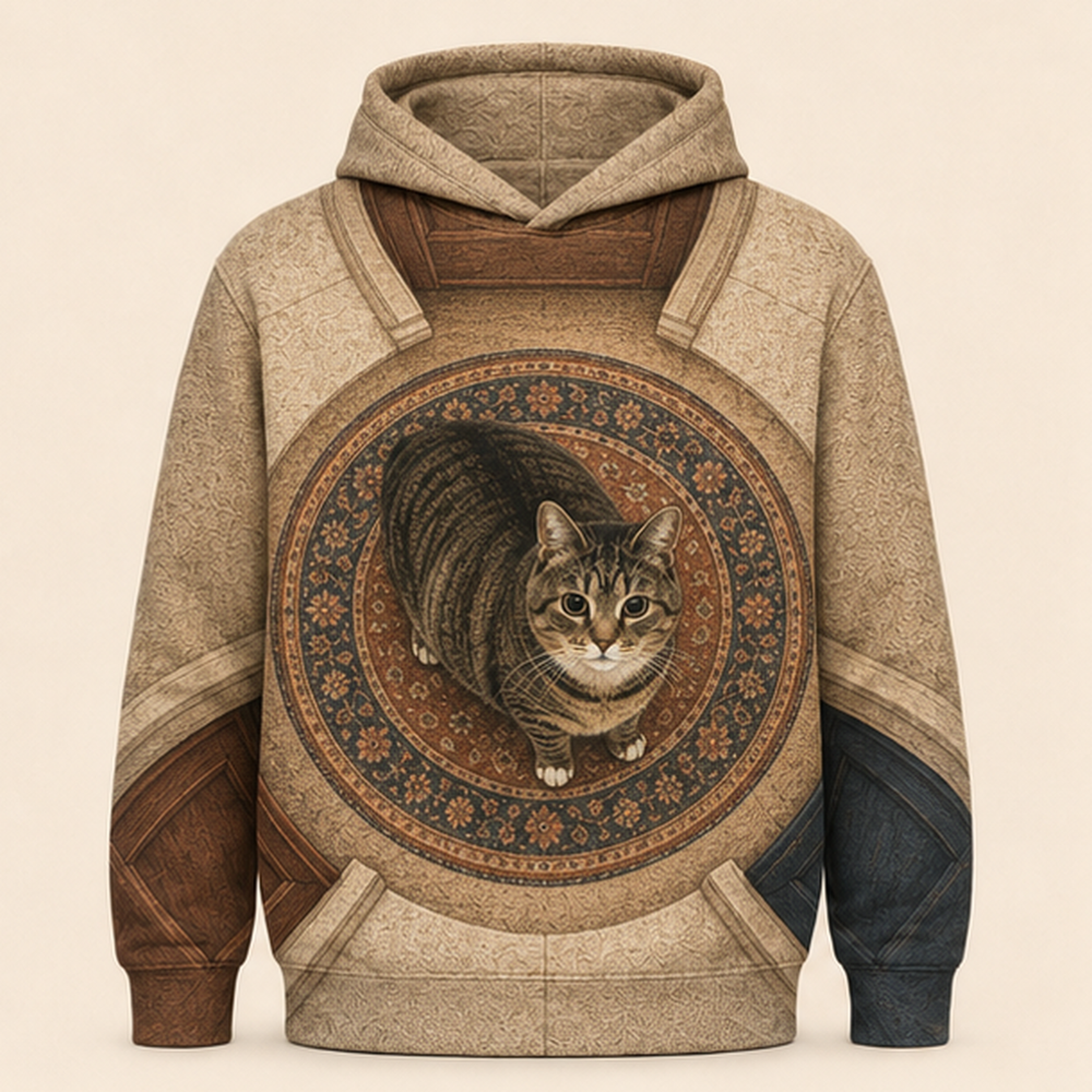 Round-Rug Crossroads — Ethel All-Over Print Hoodie — front view