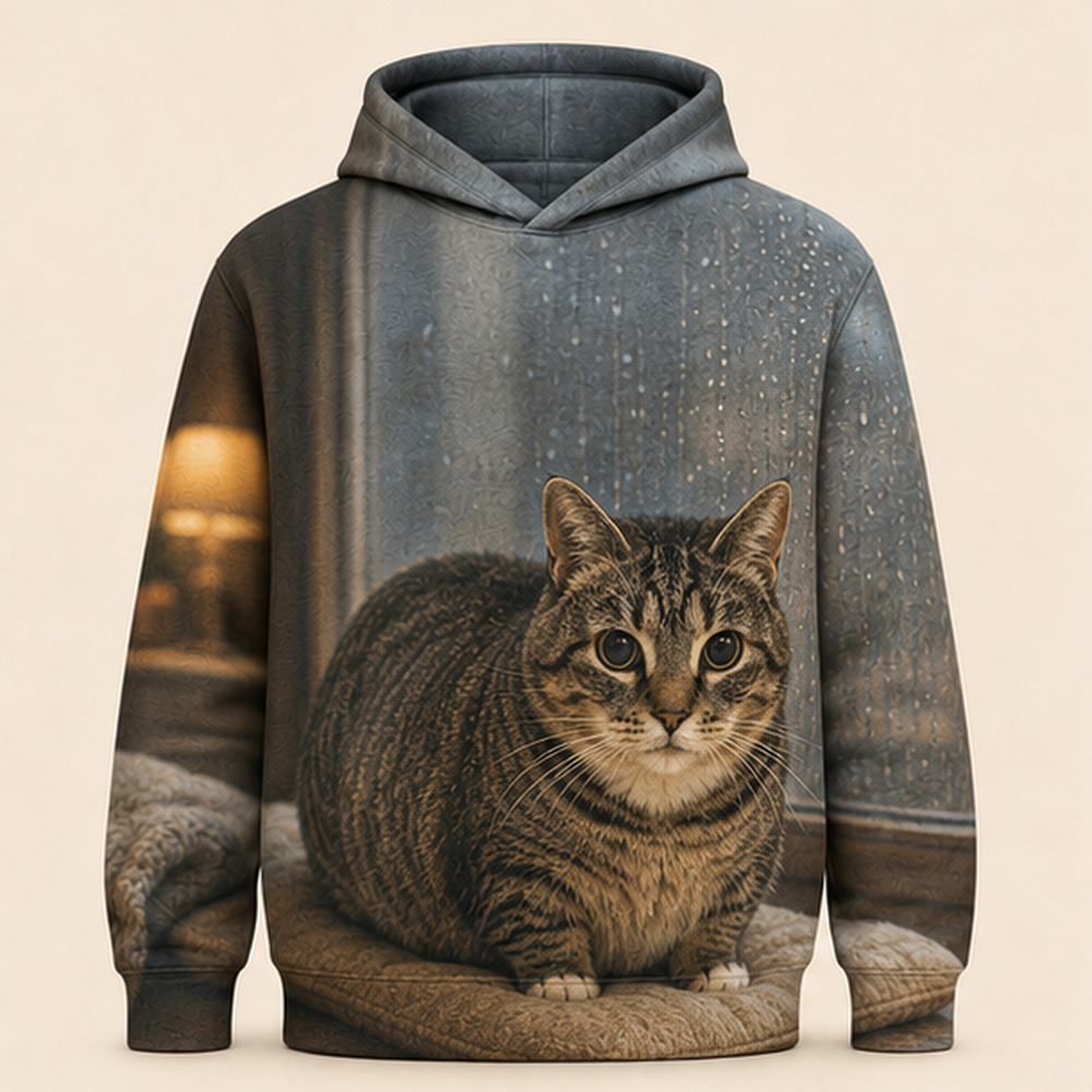 Rain-Window Watch — Ethel All-Over Print Hoodie — front view