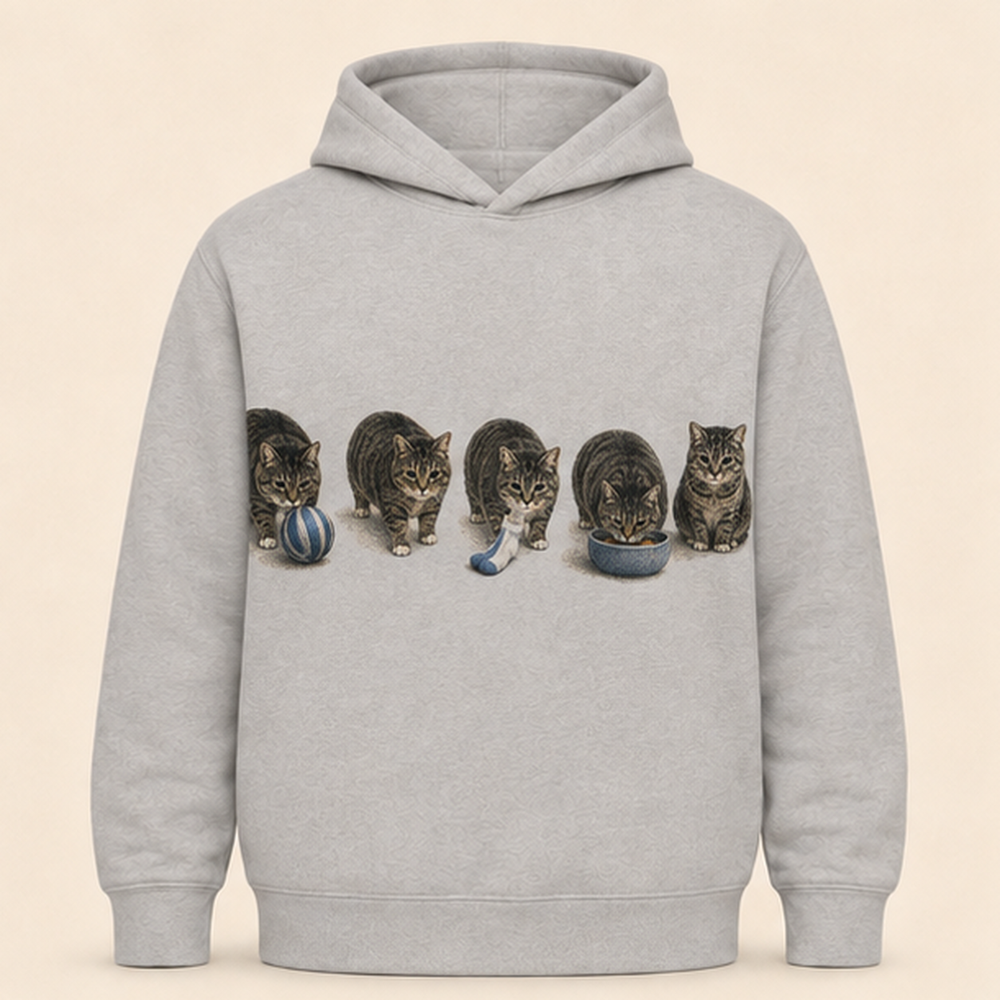 Chaos to Nap — Ethel All-Over Print Hoodie — front view