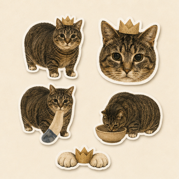 Quiet Queen Icons — Ethel Sticker Pack — front view