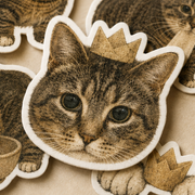 Quiet Queen Icons — Ethel Sticker Pack — print detail