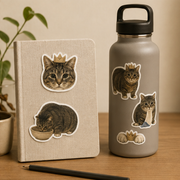 Quiet Queen Icons — Ethel Sticker Pack — lifestyle view