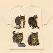 Four Steps to Breakfast — Ethel All-Over Print T-Shirt — front view