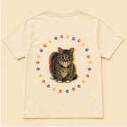 Four Steps to Breakfast — Ethel All-Over Print T-Shirt — true back or opposite-side view