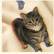 Evidence Trail — Ethel All-Over Print T-Shirt — print detail