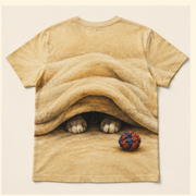 Blanket Fort — Ethel All-Over Print T-Shirt — true back or opposite-side view