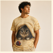 Blanket Fort — Ethel All-Over Print T-Shirt — lifestyle view