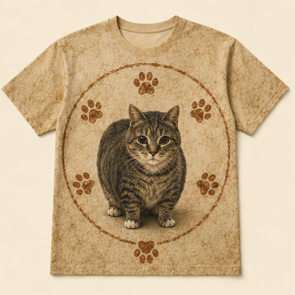 One Lap Before Breakfast — Ethel All-Over Print T-Shirt — front view