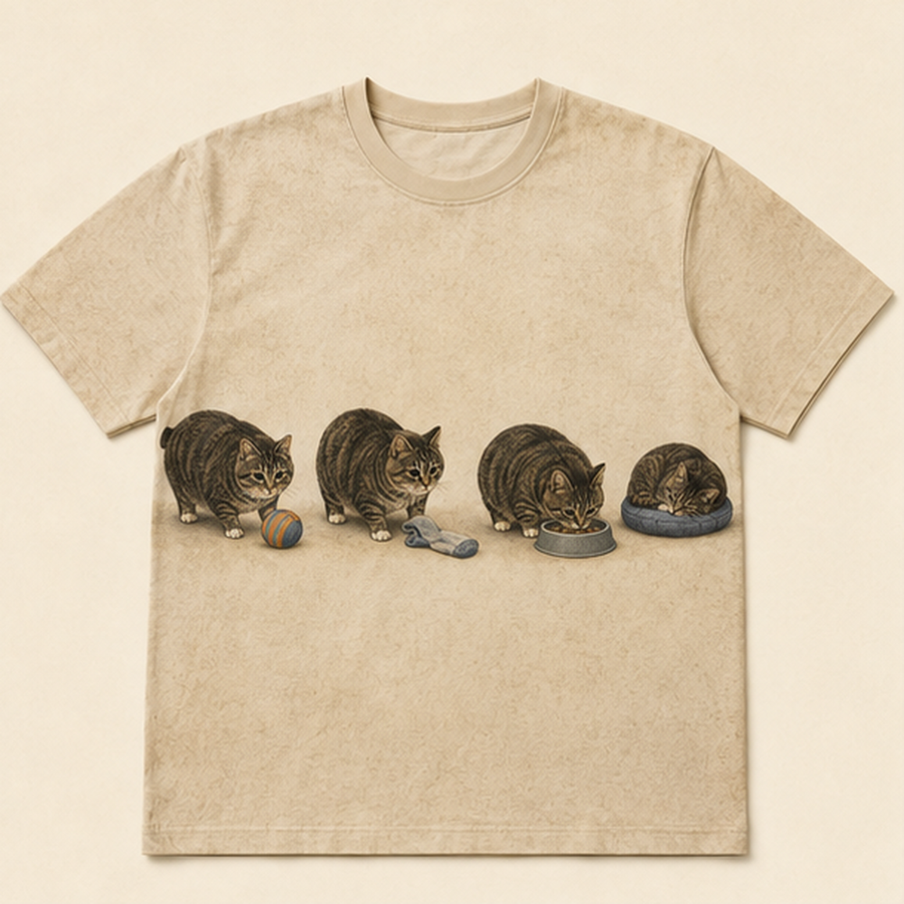Chaos to Nap — Ethel All-Over Print T-Shirt — front view