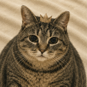 Paper Crown Close Portrait — Ethel All-Over Print T-Shirt — print detail