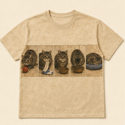 Chaos-to-Nap Filmstrip — Ethel All-Over Print T-Shirt — front view