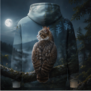 Dawn-to-Moon Shift After Hours — Meowl AOP Hoodie — true back or opposite-side view