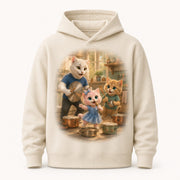 Kitchen Chair Concert Pullover Hoodie single front view — The Fluffy Fam