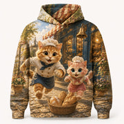 Bakery Bell Rush Pullover Hoodie single front view — The Fluffy Fam