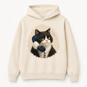 Silent Judgment Hotline Pullover Hoodie single front view — The Fluffy Fam