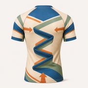 Blanket Claim Diagram Short-Sleeve Compression Shirt — inferred back view — The Fluffy Fam