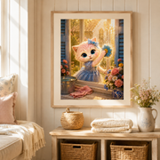 Cloudbreak Window Wash art print — representative framed room display; frame and mat not included