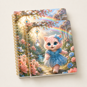 Dawn Rainbow Return spiral notebook — representative A5 and B5 size options sold individually