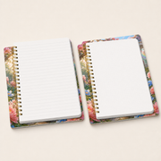 Dawn Rainbow Return spiral notebook — representative lined and dot-grid paper options sold individually