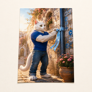 Downspout Ribbon Fix unframed art print on premium matte paper, representative product view
