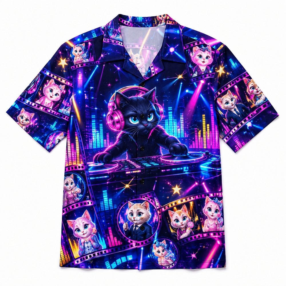 Echo Neon Premiere camp shirt front view