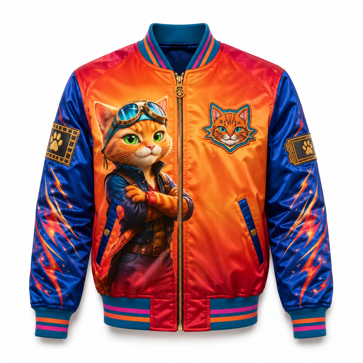 Ember Alley bomber jacket front view