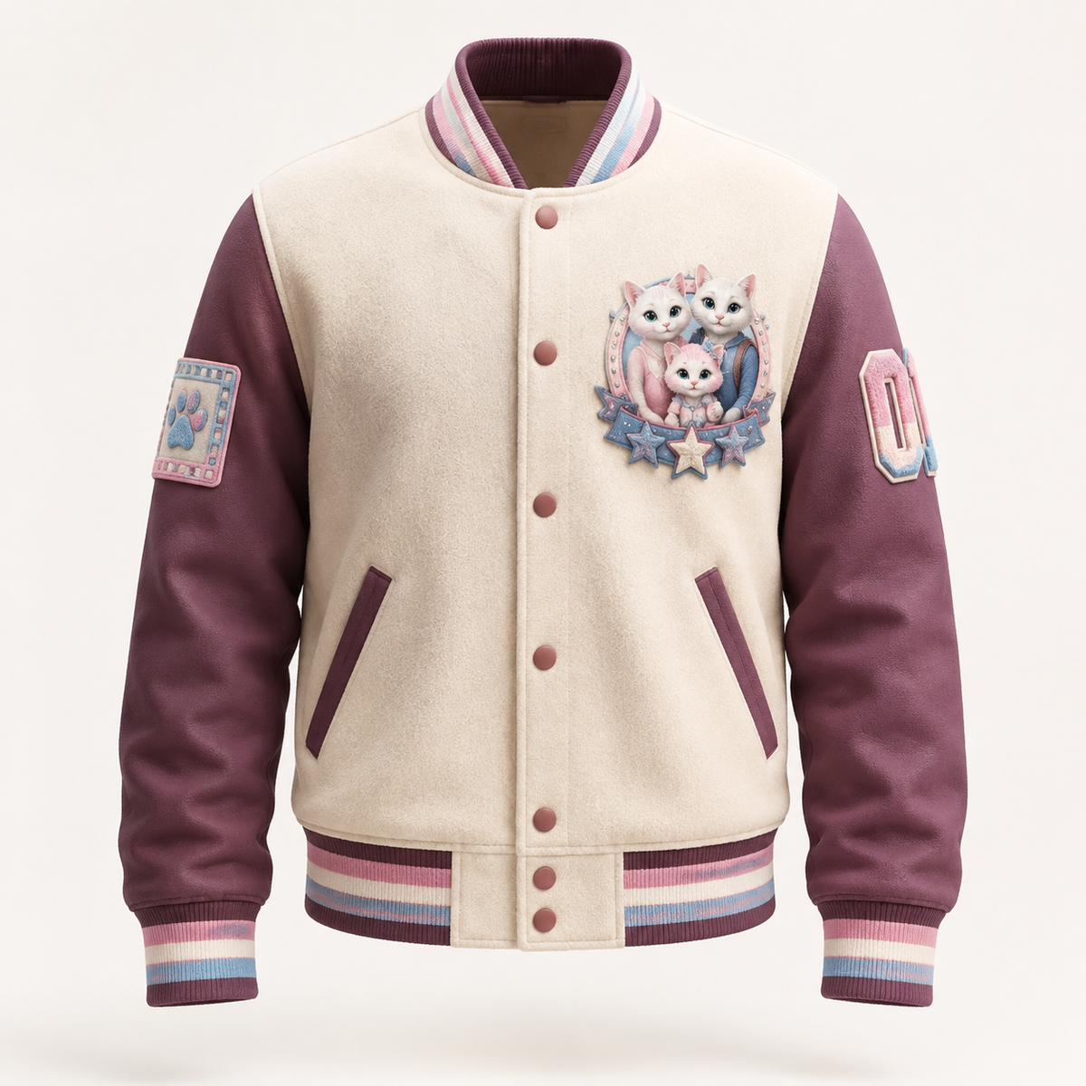 Episode 01 Varsity Jacket front view