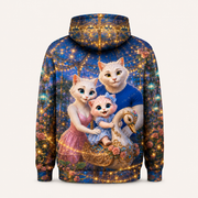 Firefly Carousel all-over print hoodie — standalone back view