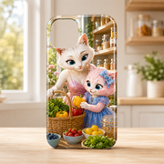 Market Basket Unpack tough phone case in a bright everyday kitchen setting; surrounding props not included
