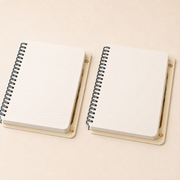 Orange Kitten Snack Log spiral notebook — representative lined and dot-grid paper options sold individually