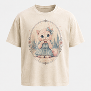 Pink Kitten Story Star vintage T-shirt
