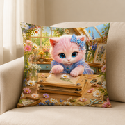 Representative reading-corner display of the Pressed Flower Page cover with polyester insert