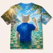 Sea Glass Sun Catch — Back view