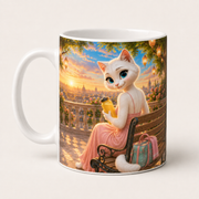 Representative visualization of the inferred reverse three-quarter view of the Shady Hydration Cheer ceramic mug