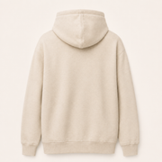 Silent Judgment Hotline Pullover Hoodie — inferred back view — The Fluffy Fam