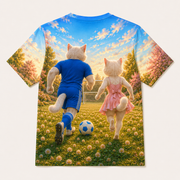 Soccer Flower-Cone Goal — Back view