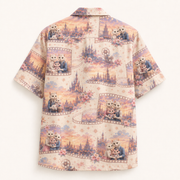 Sunset Cinema Camp Shirt back view