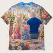 Back view — Table-Setting Dance — All-Over Print T-Shirt