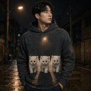 Streetlight Three-Beat — Story-Back AOP Hoodie — adult lifestyle view
