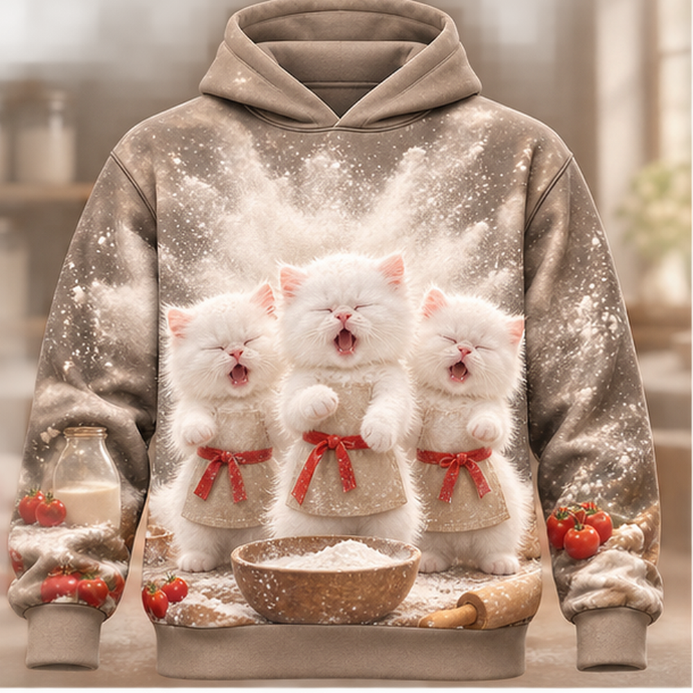 Flour Cloud Incident — Story-Back AOP Hoodie — front view