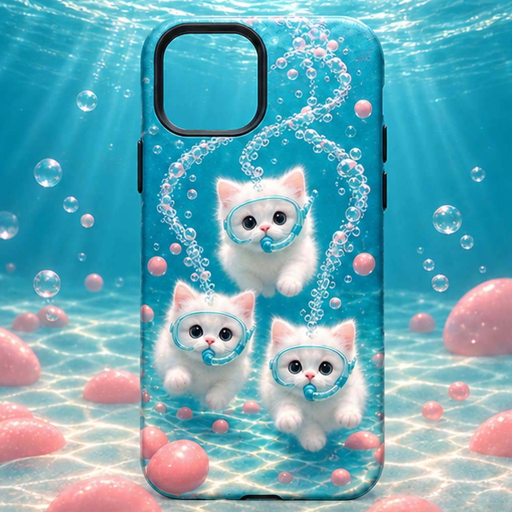 Bubble Formation — Tough Phone Case — front view