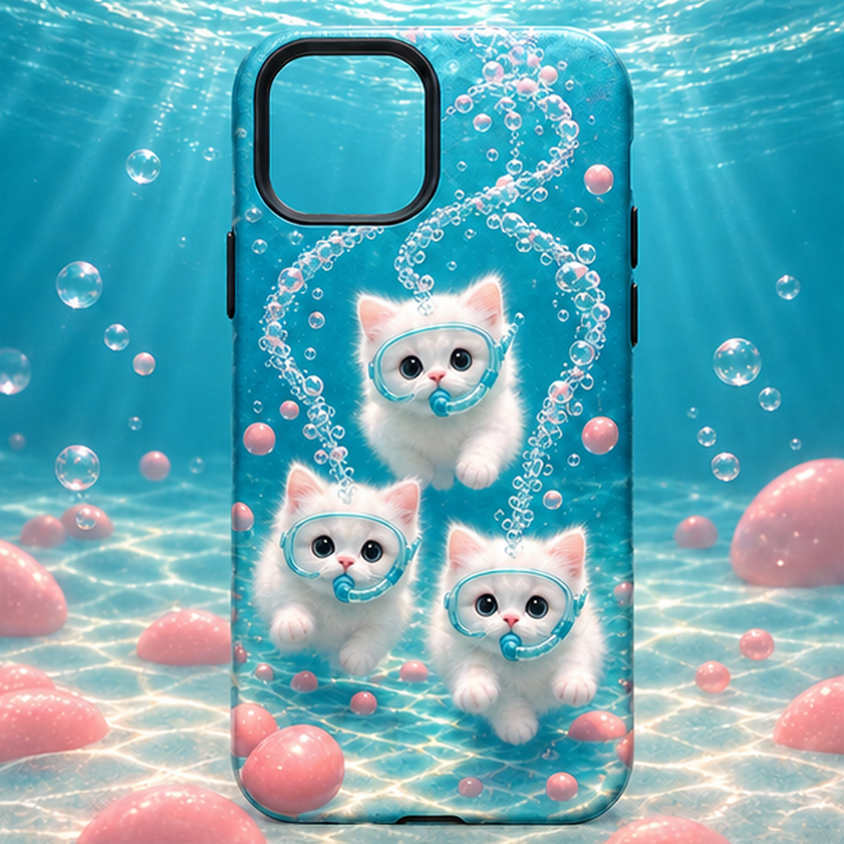 Bubble Formation — Tough Phone Case — front view