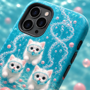 Bubble Formation — Tough Phone Case — print detail