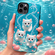 Bubble Formation — Tough Phone Case — adult lifestyle view